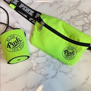 Victoria’s Secret PINK Fannypack and Can Koozie